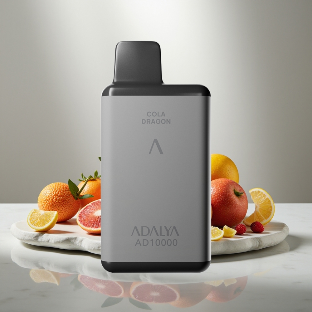 Adalya AD 10000 Puffs vape μιας χρήσης Αγάπη 66 Γκρι Διαστήματος
