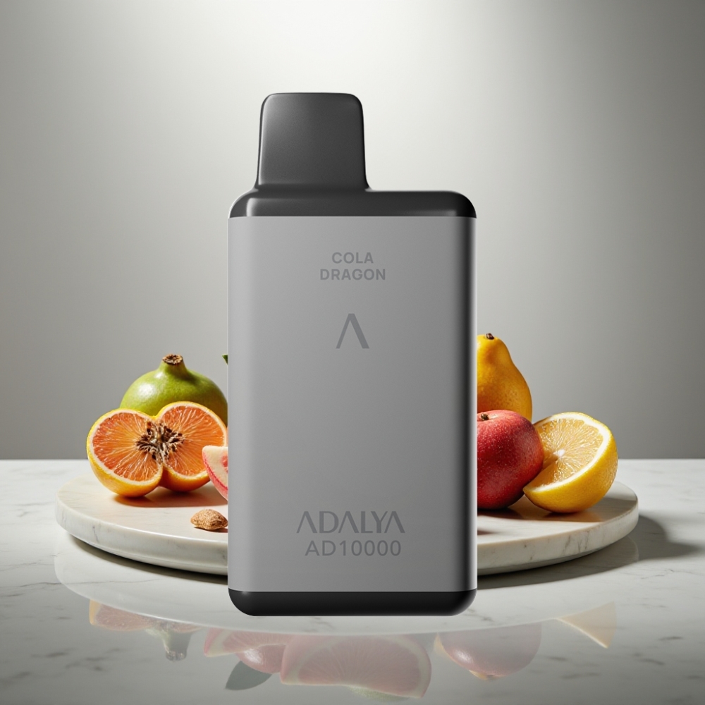 Adalya AD 10000 Puffs vape μιας χρήσης Κυρία Φονικός Space Gray USB-C
