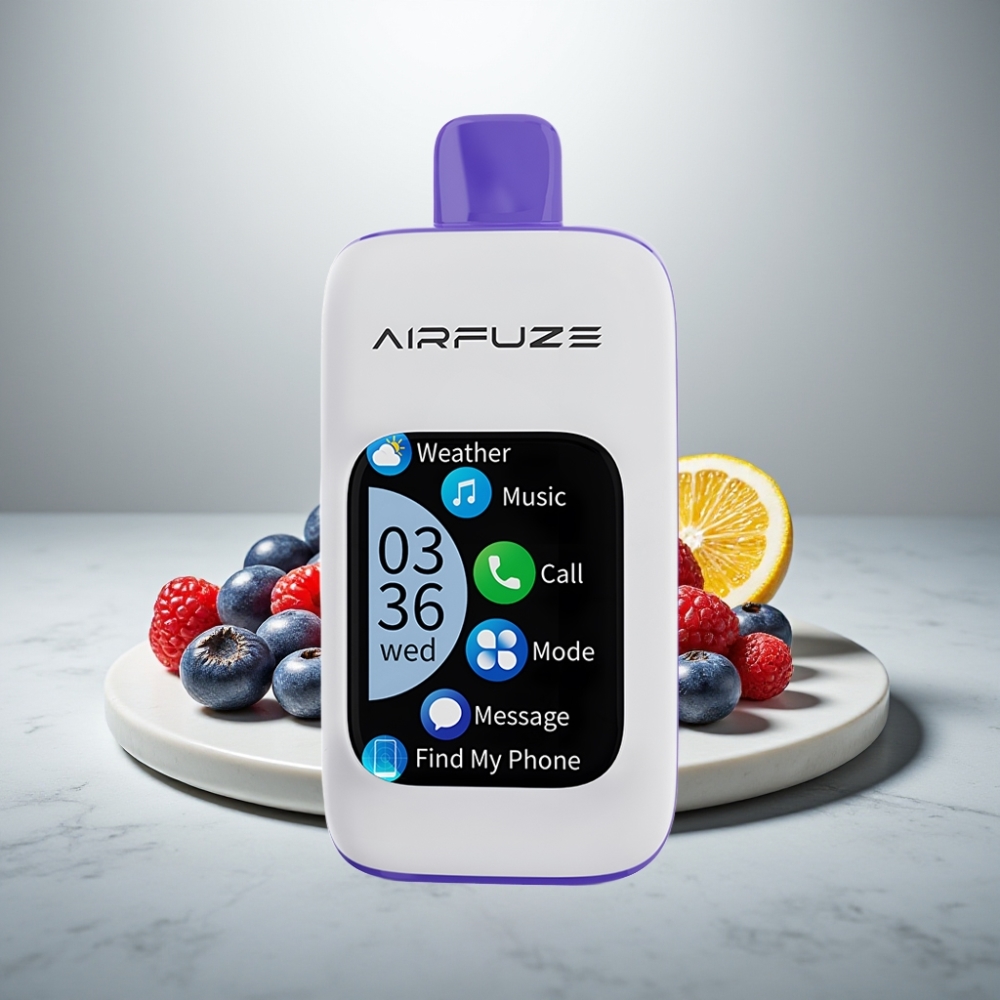 AirFuze Smart 30000 Puffs 5% 900mAh Type-C Μπλε Razz Ice