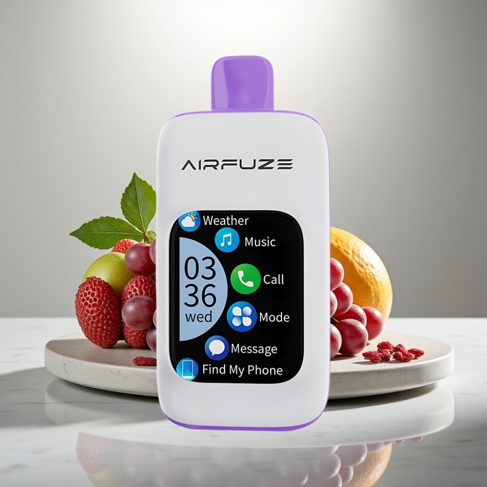 AirFuze Smart 30000 Puffs Disposable Pod με Γεύση Σταφύλι, 5% Νικοτίνη, 900mAh