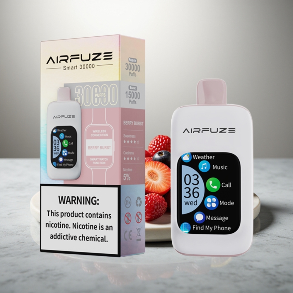 AirFuze Smart 30000 Puffs Disposable Pod 5% Berry Burst 900mAh Type-C