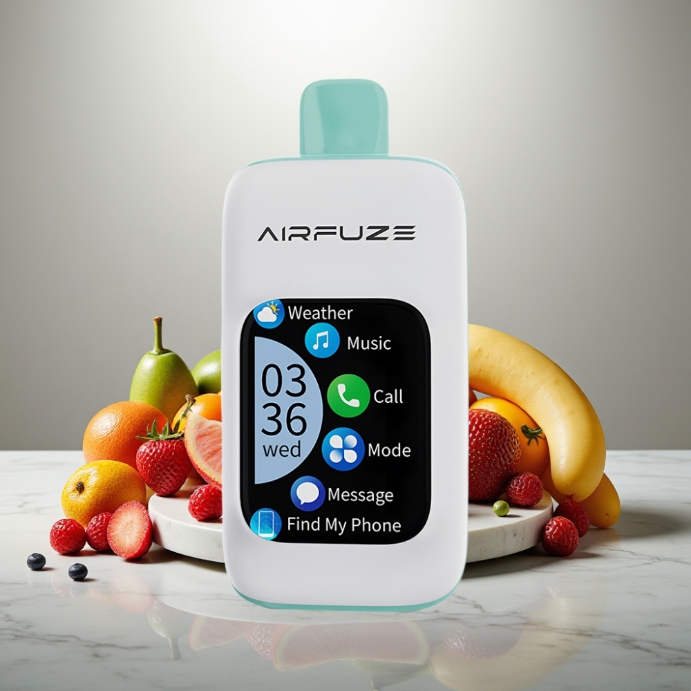 AirFuze Smart 30000 Puffs vape μιας χρήσης Rainbow Fruit Burst 5% 900mAh Type-C