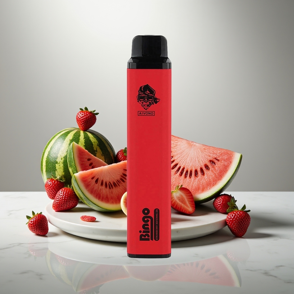 Aivono AIM BINGO 4000 Puffs Φράουλα Καρπούζι 10mL 1000mAh