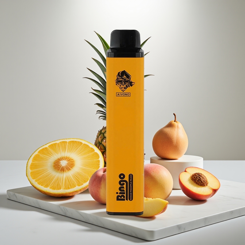 Aivono AIM BINGO 4000 Puffs 10mL 1000mAh Αννάνας Ροδάκινο