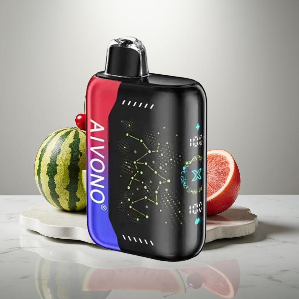 Aivono AIM BOOM 25000 Puffs 28ml 650mAh 1.2Ω Παγωμένο Καρπούζι-Κεράσι