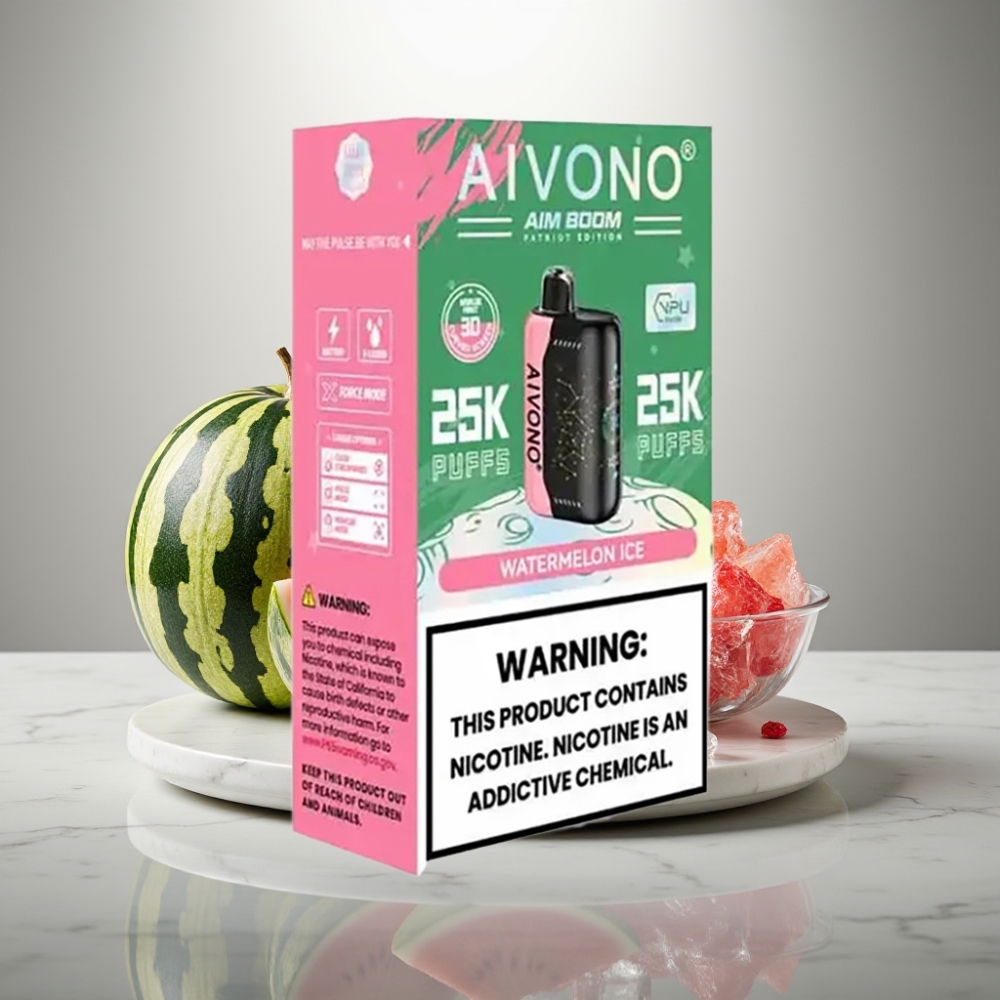 Aivono AIM BOOM 25000 Puffs 28ml Watermelon Ice Type-C 650mAh