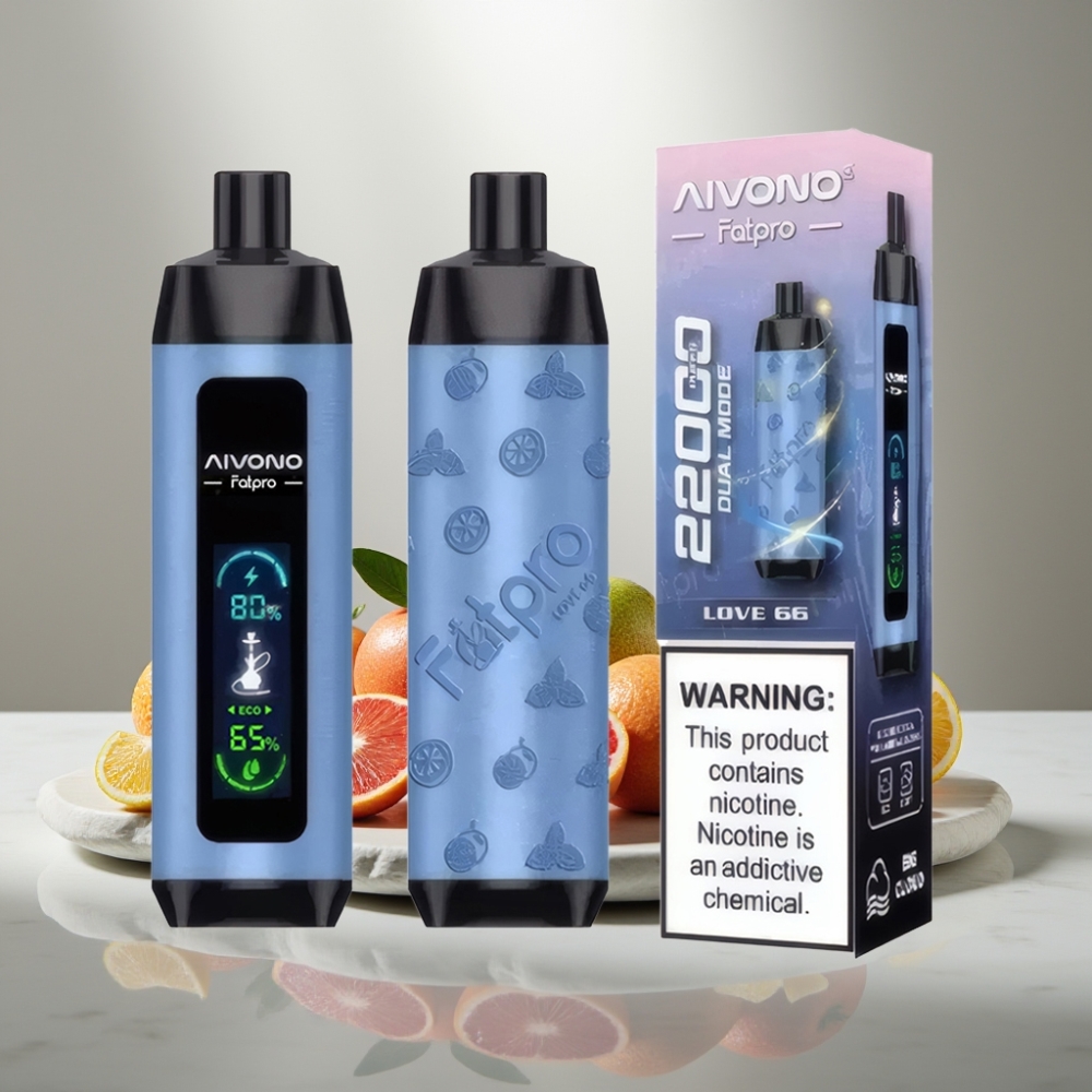 Aivono AIM FATPRO 22000 Puffs 28ml 600mah 0.6 ohm Mesh Αγάπη 66