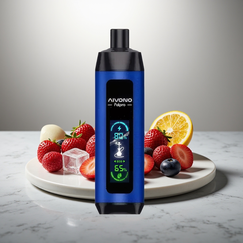 Aivono AIM FATPRO 22000 Puffs 28ml Berry Ice 600mah Rechargeable 0.6ohm Mesh