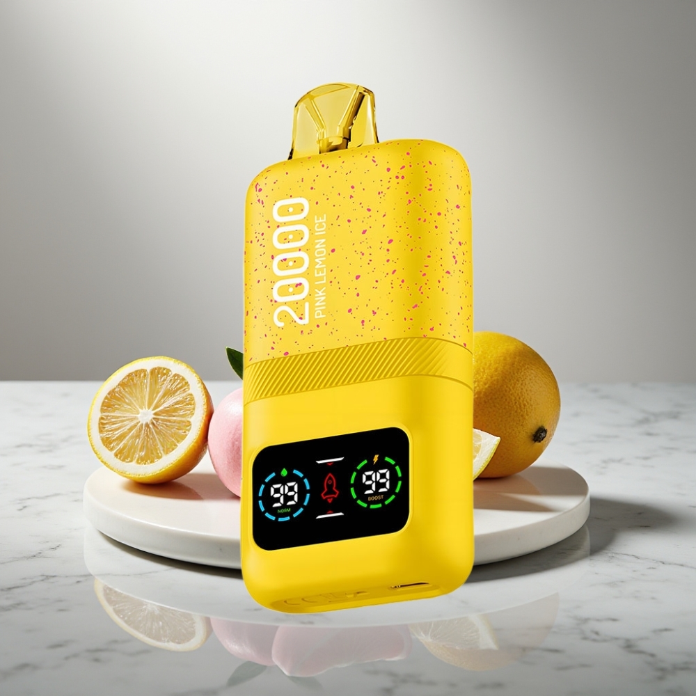 Aivono AIM MAGIC 20000 Puffs 26ml Dual Mesh LCD Type-C Pink Lemon Ice