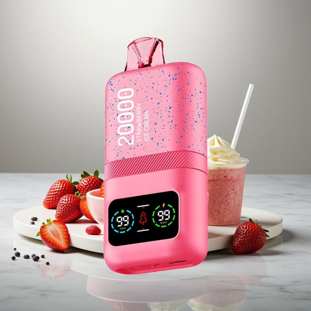 Aivono AIM MAGIC 20000 Puffs Dual Mesh Coils Type-C Strawberry Ice Cream