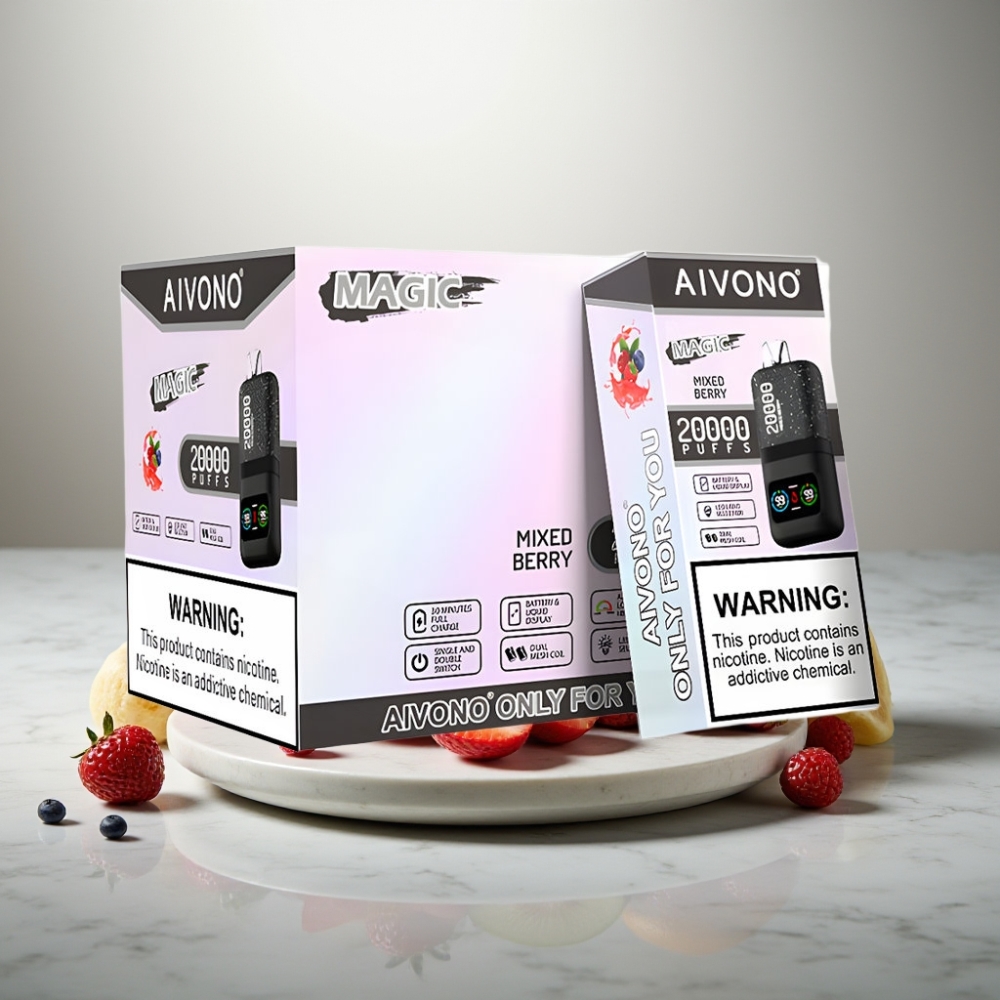 Aivono AIM MAGIC 20000 Puffs Dual Mesh LCD Type-C Μικτό Μούρο