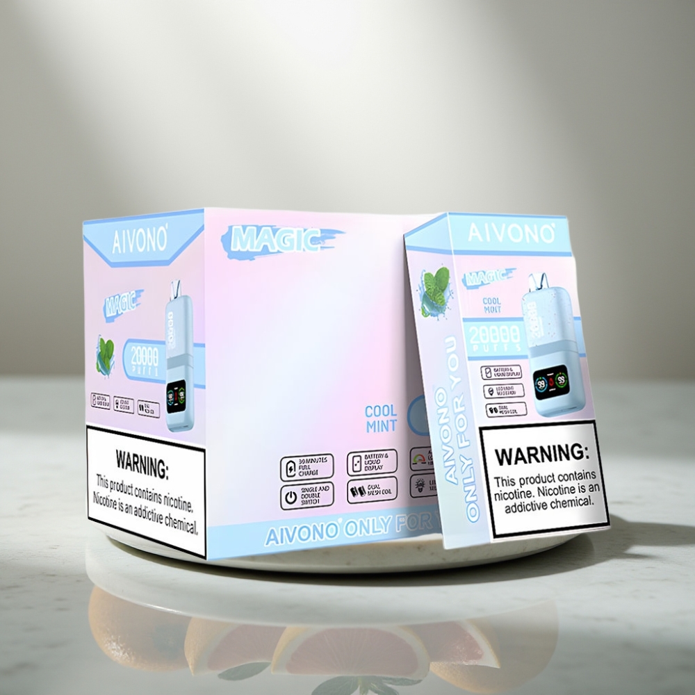 Aivono AIM MAGIC 20000 Puffs Dual Mesh LCD Type-C Ψυκτική Μέντα