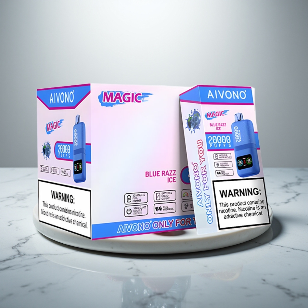 Aivono AIM MAGIC 20000 Puffs Dual Mesh Type-C Blue Razz Ice