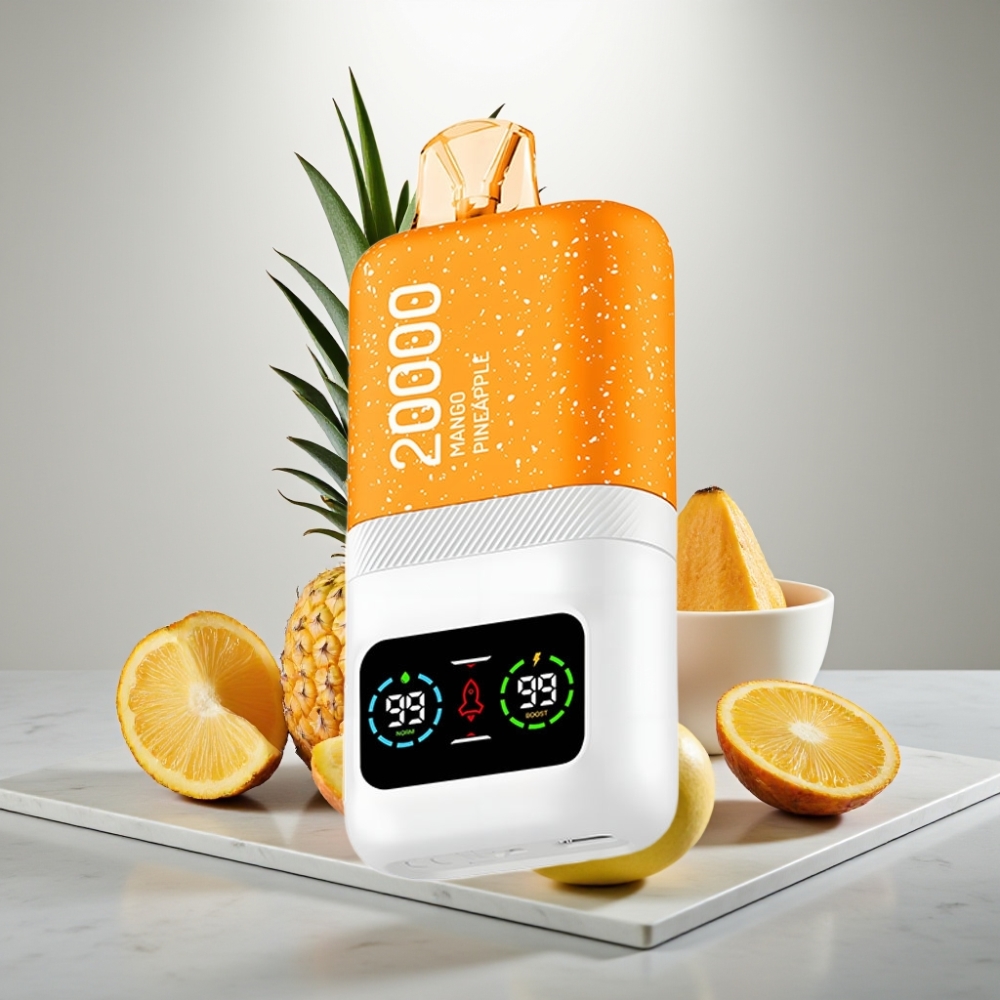 Aivono AIM MAGIC 20000 Puffs Mango Pineapple 26ml Dual Mesh LCD Rechargeable