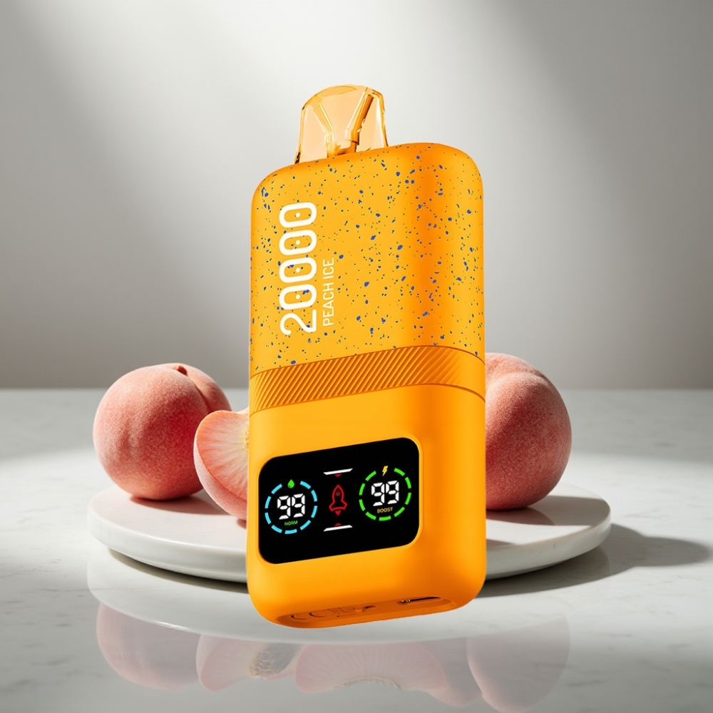 Aivono AIM MAGIC 20000 Puffs Peach Ice 26ml Dual Mesh LCD Type-C