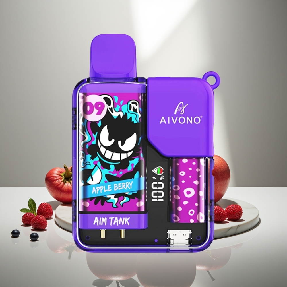 Aivono AIM-TANK 9500 Puffs 18ml 650mAh LCD Apple Berry