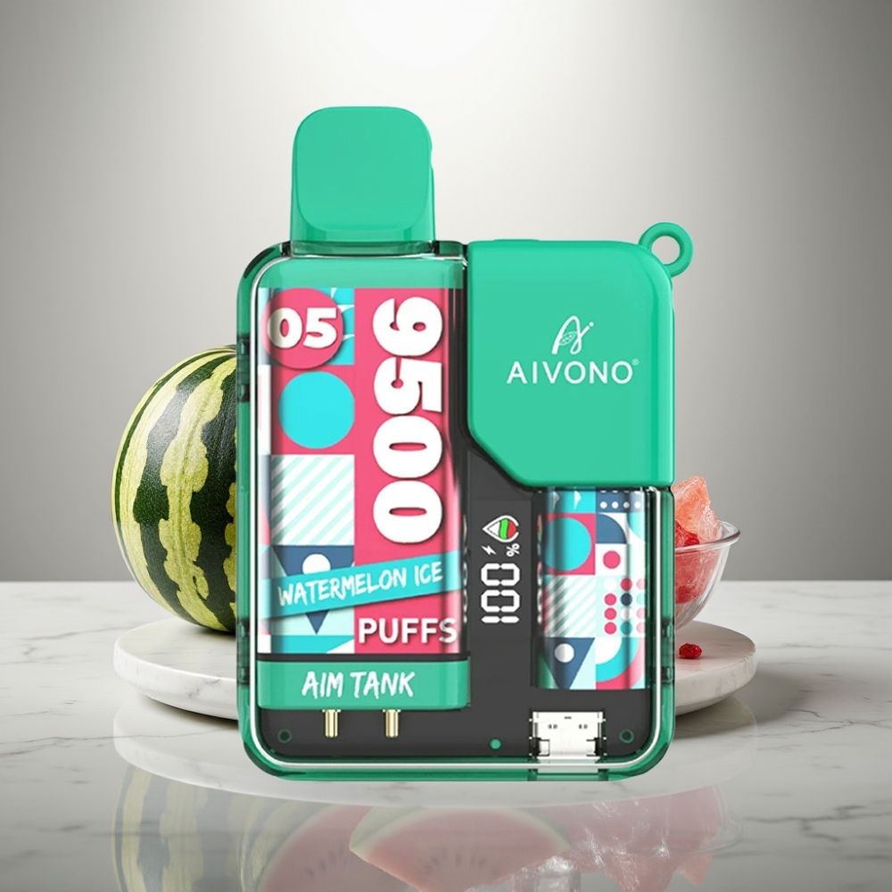 Aivono AIM-TANK 9500 Puffs 18ml 650mAh LCD Watermelon Ice