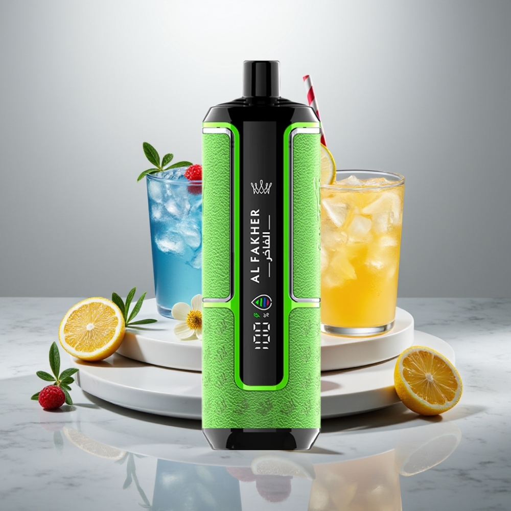 Al Fakher Crown Bar 15K Hypermax 22ml 600mAh Type-C Μπλε Ραζ Λεμονάδα