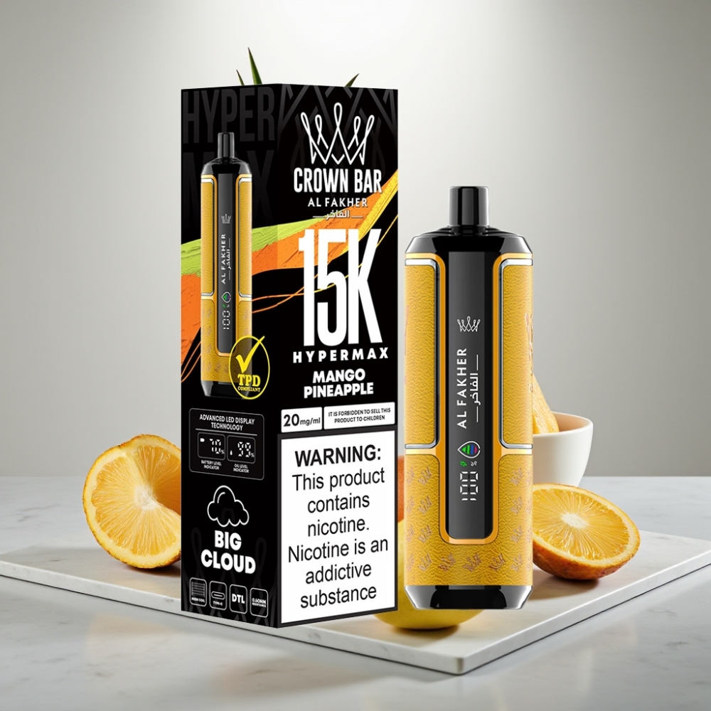 Al Fakher Crown Bar 15K Hypermax 22ml 6mg/ml Mango Pineapple