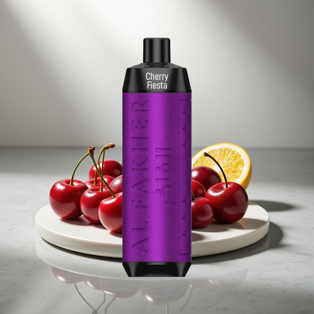 Al Fakher Crown Bar 8000 Crystal Κρύσταλλο Απορριπτέο Vape Κερασούλα Γιορτή 18ml 5mg