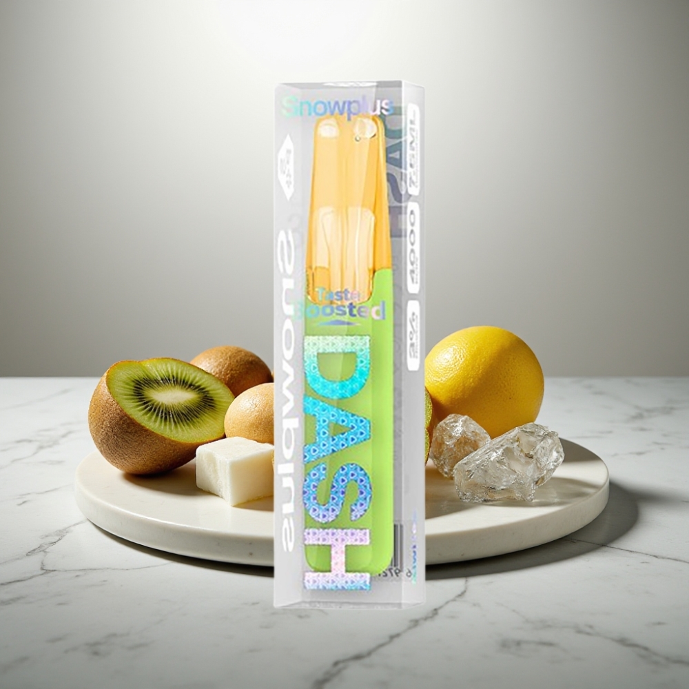 Snowplus Dash 4000 Puffs Kiwi Ice Ceramic Atomizer 7.5ml