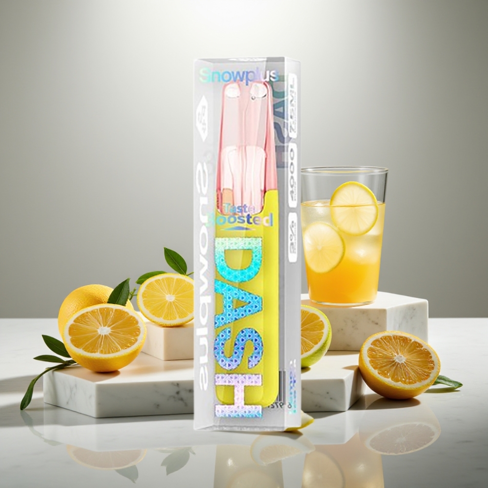 Snowplus Dash 4000 Puffs Διάσπαρτη Συσκευή Lemon Ice Tea 7.5ml 530mAh