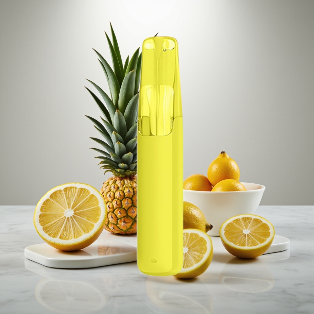Snowplus Dash 4000 Puffs Απαλού Ανανά Lemon Pineapple Ceramic 7.5ml