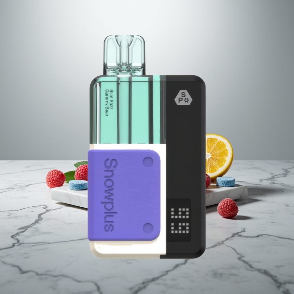 Snowplus Swift 15000 Puffs Pod Kit Blue Razz Gummy Bear, 65g, 1000mAh, 2+10ml
