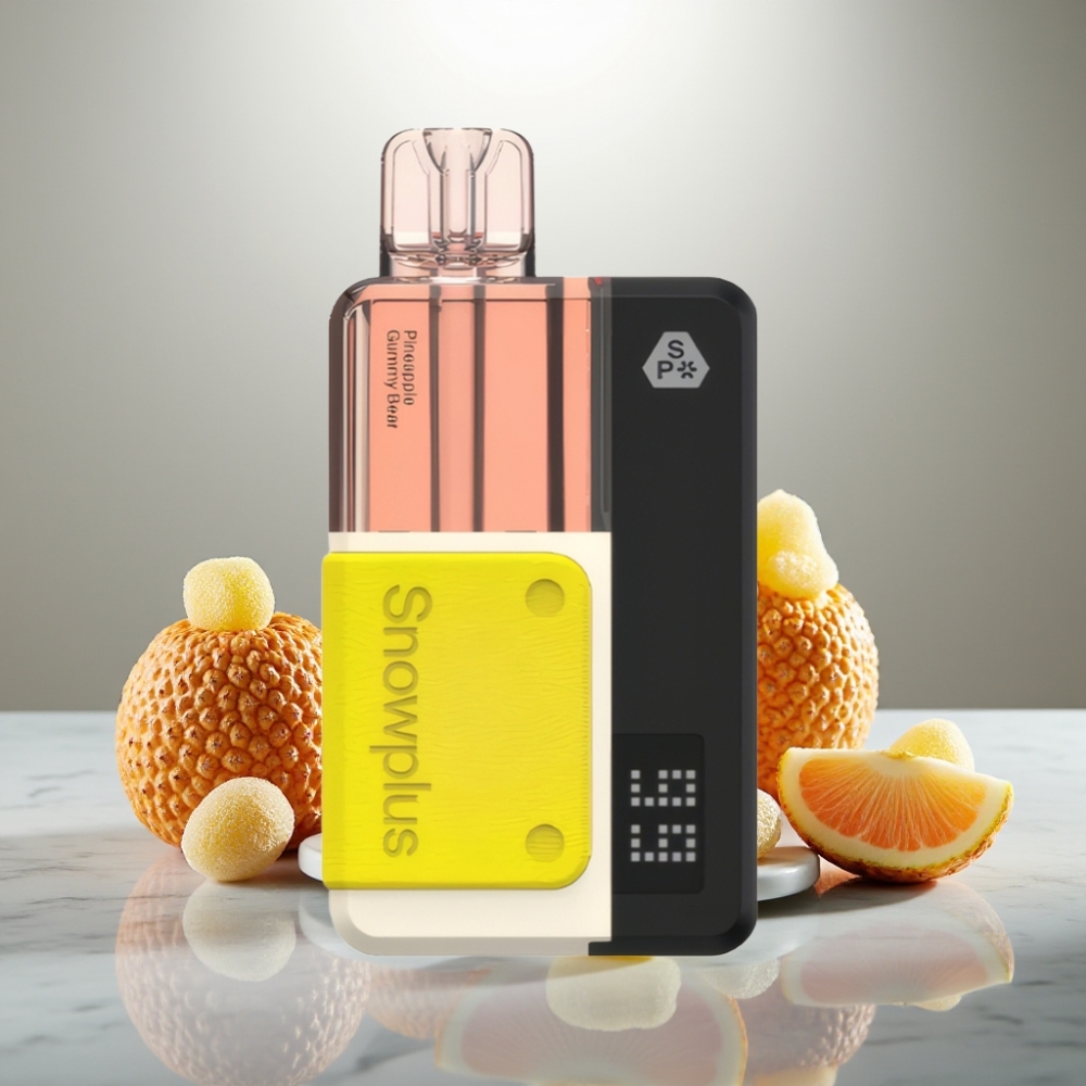 Snowplus Swift 15000 Puffs Pod Kit Ανάνας Ζαχαρωτό Αρκούδα, Dual Mesh, 1000 mAh, 2+10ml