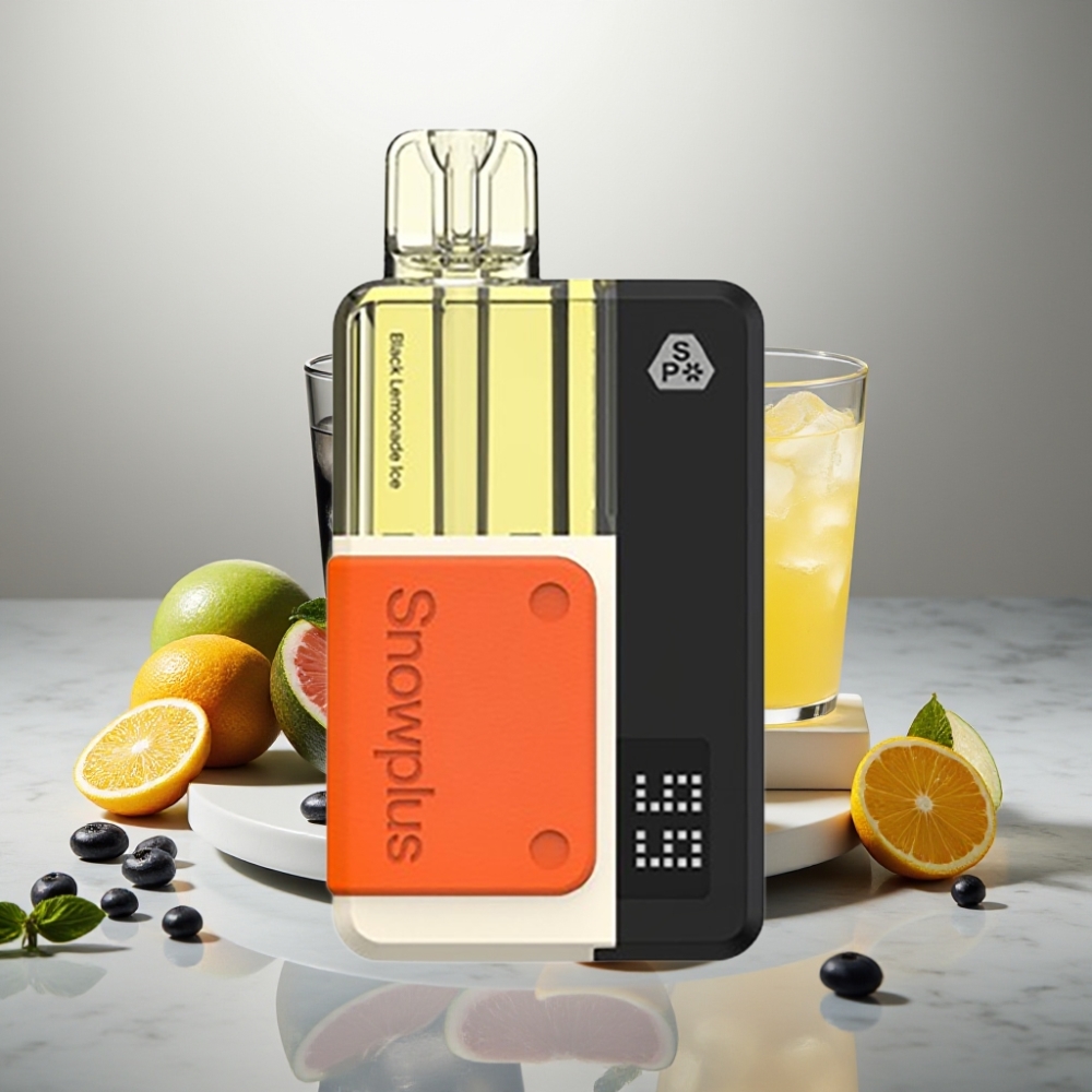 Snowplus Swift 5000 Puffs Dual Mesh 1000 mAh Μαύρη Λεμονάδα Πάγου