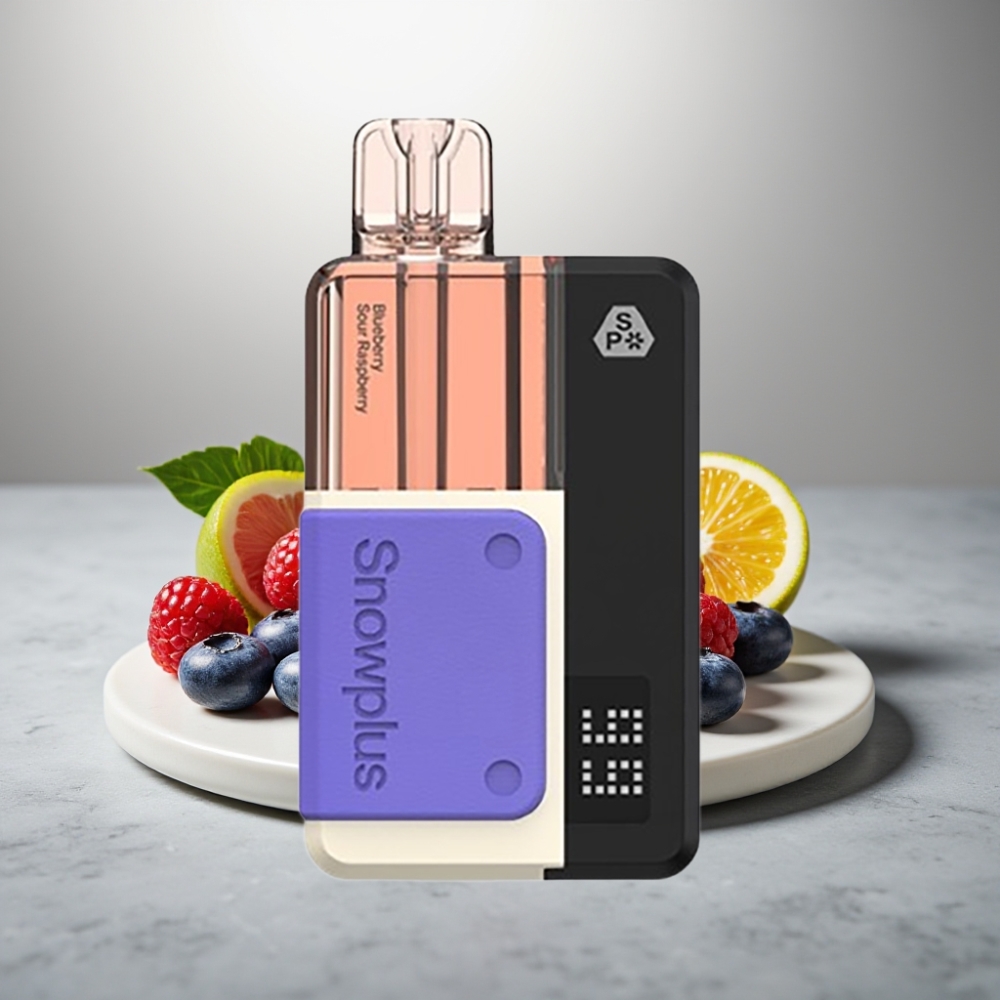 Snowplus Swift 5000 Puffs Dual Mesh 1000mAh Μπλε Βατόμουρο Ξινή Σμέουρα