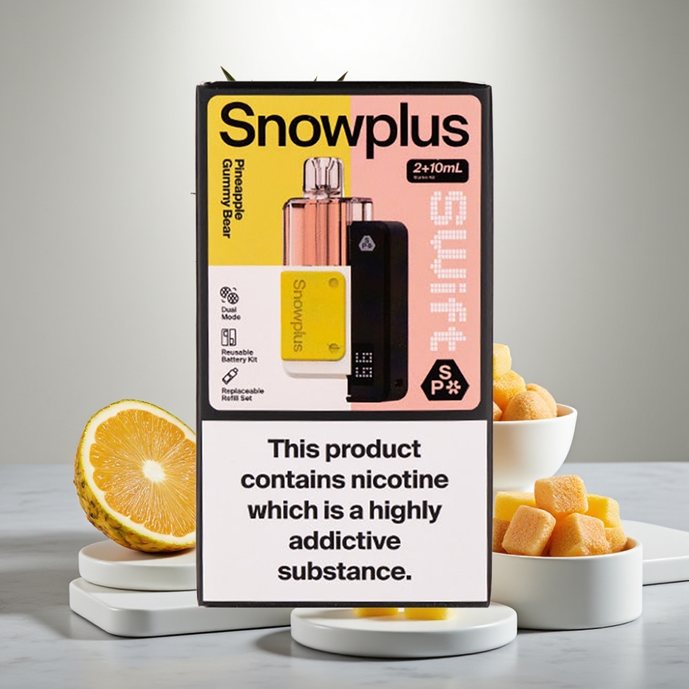 Snowplus Swift 5000 Puffs Dual Mesh 1000mAh Pineapple Gummy Bear
