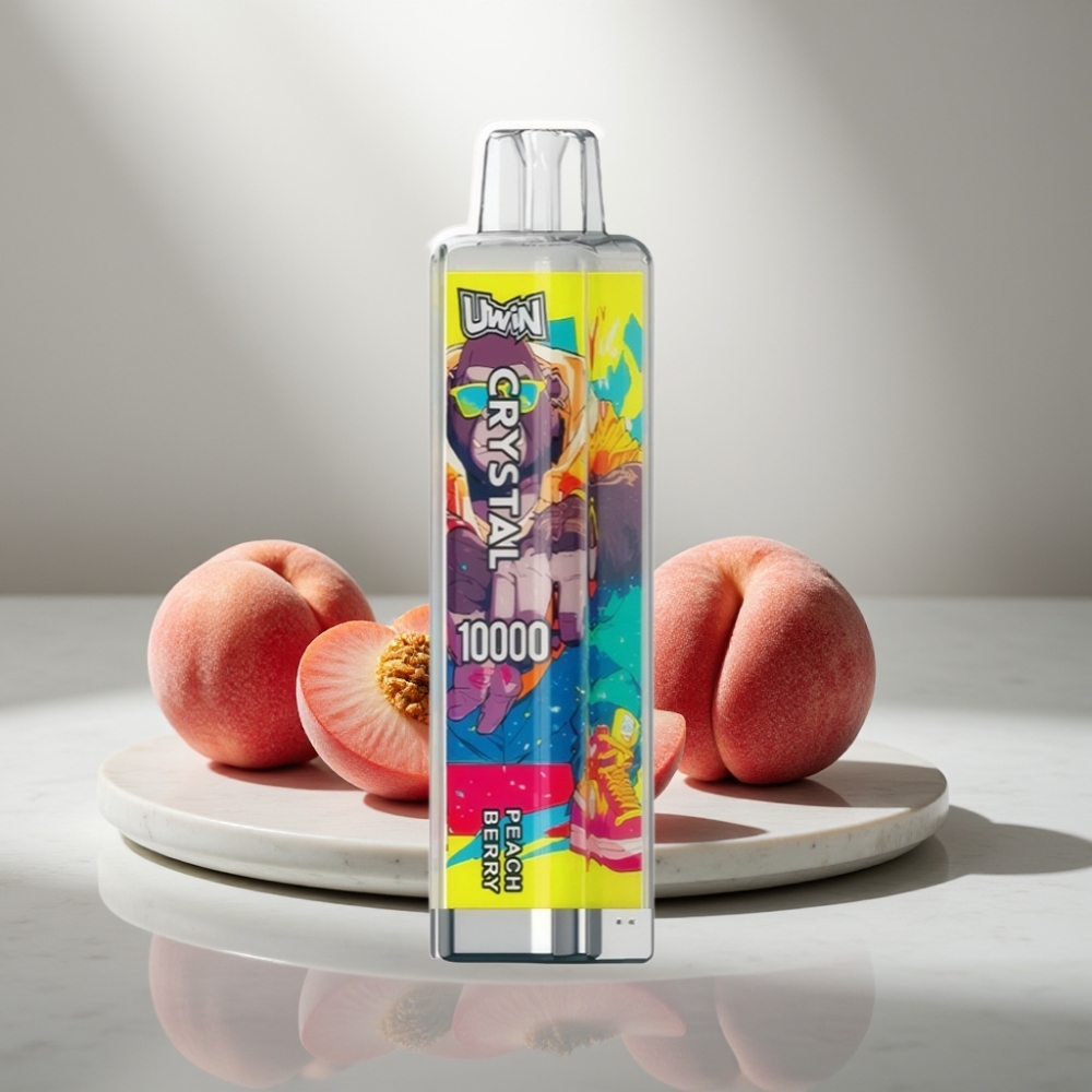 UWIN Crystal 10000 Puffs 18ml 650mAh Peach Berry RGB