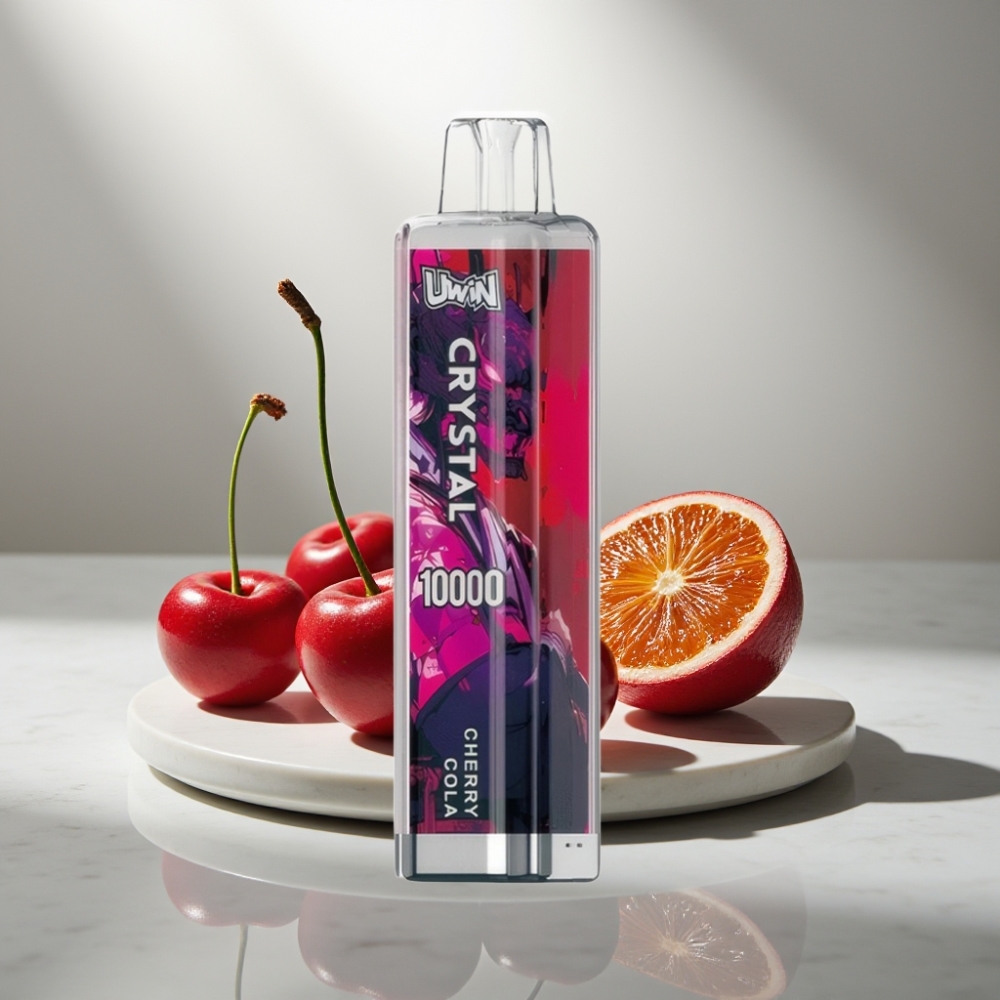 UWIN Crystal 10000 Puffs 18ml Cherry Cola RGB