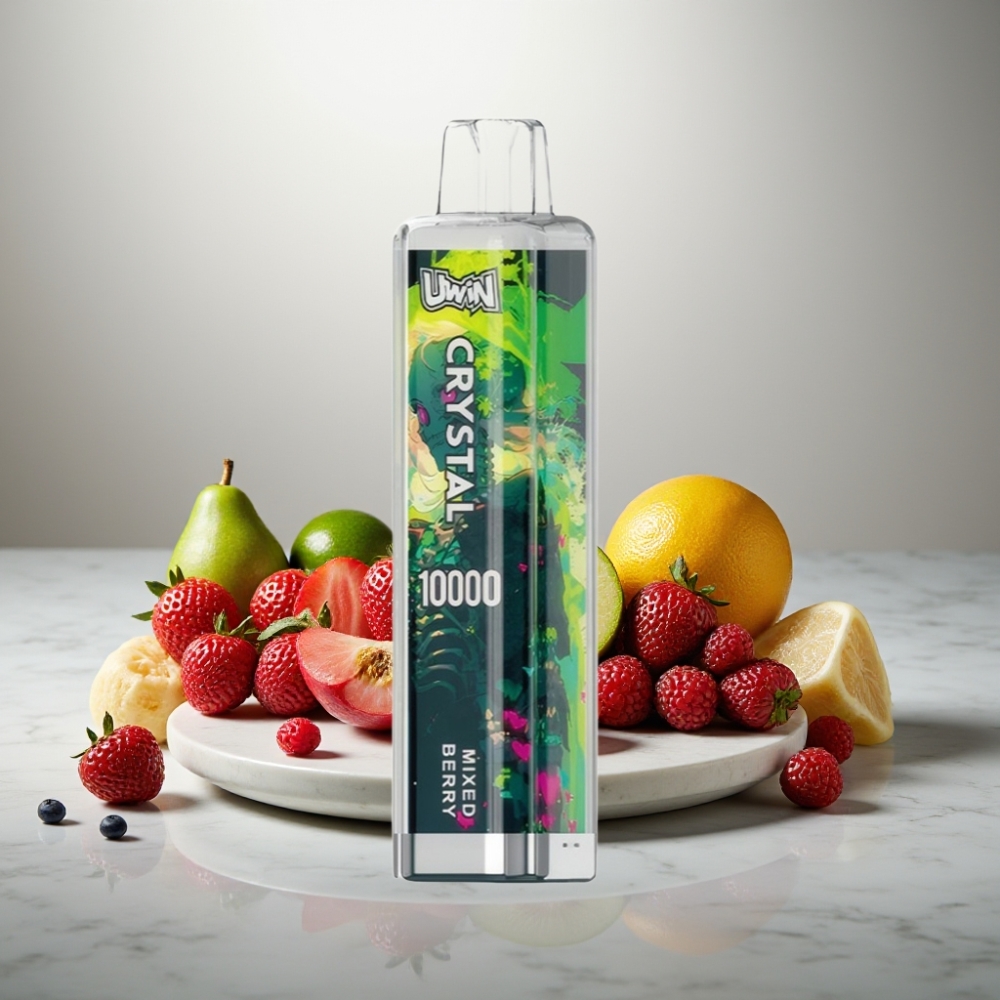 UWIN Crystal 10000 Puffs 18ml Mixed Berry RGB