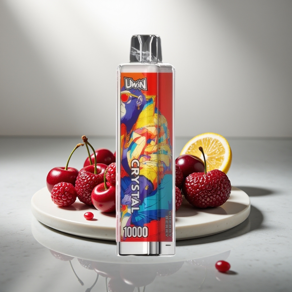 UWIN Crystal 10000 Puffs RGB 18ml Cherry Berry 5%