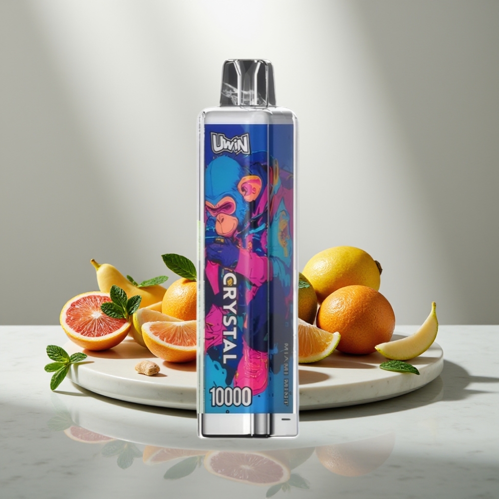 UWIN Crystal 10000 Puffs RGB Mint Miami