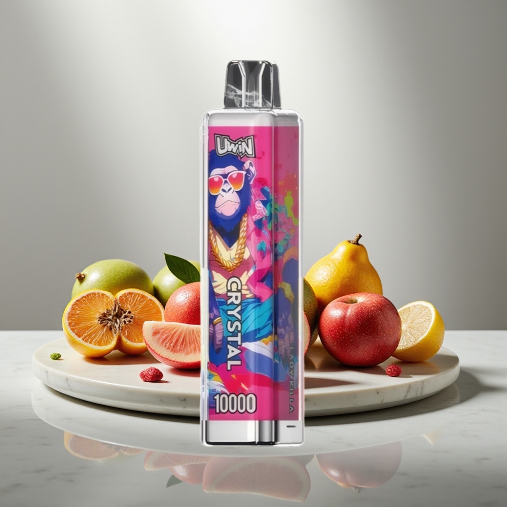 Uwin Crystal 10000 Puffs 18ml 5% RGB Κυρία Φονιά