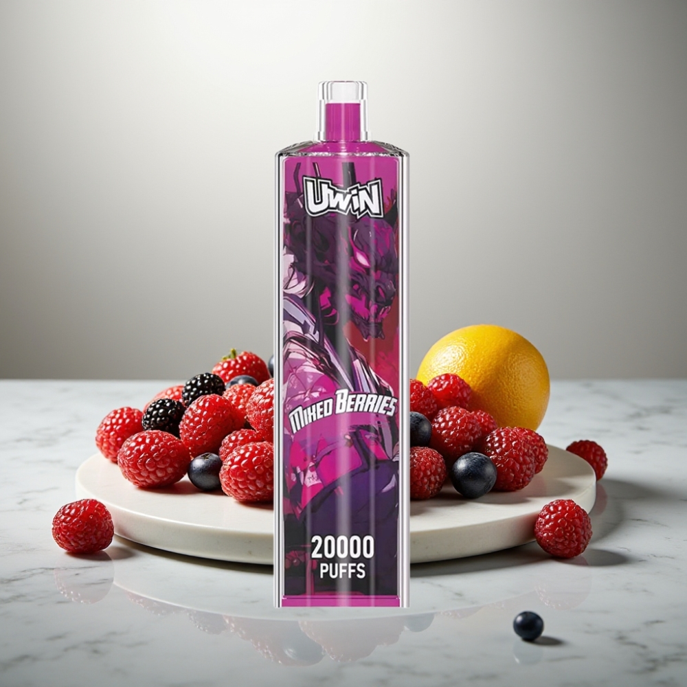 Uwin Shisha Hookah Crystal 20000 Puffs 22ml 650mAh Mixed Berries