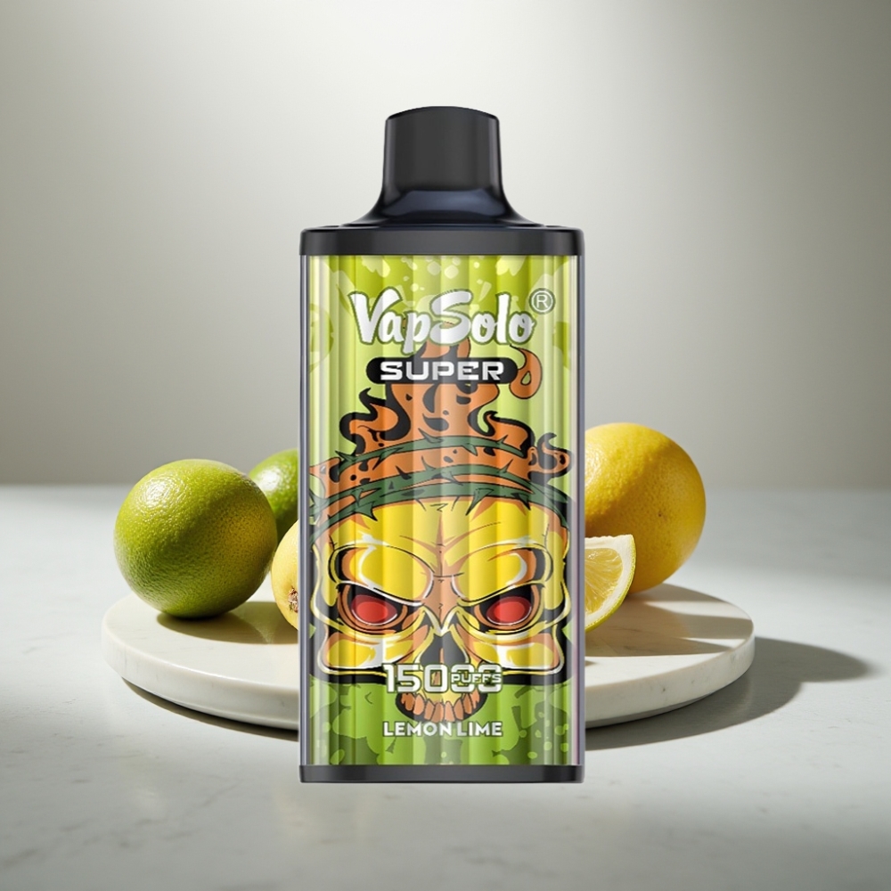 Vapsolo Super 15000 Puffs 40ml Lima Limon 850mah Type-C