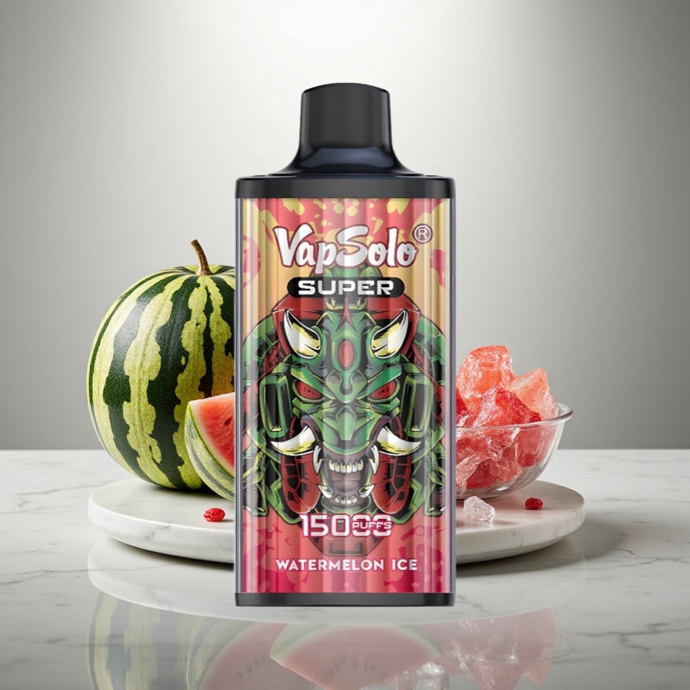Vapsolo Super 15000 Puffs 40ml Καρπούζι Πάγος Type-C 850mah