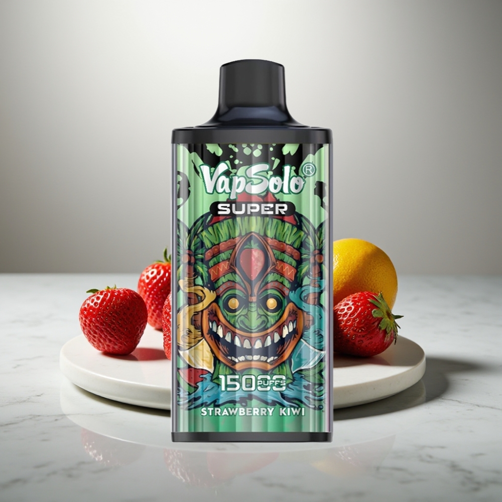 Vapsolo Super 15000 Puffs 40ml Φράουλα Κίβι Type-C 850mah Mesh