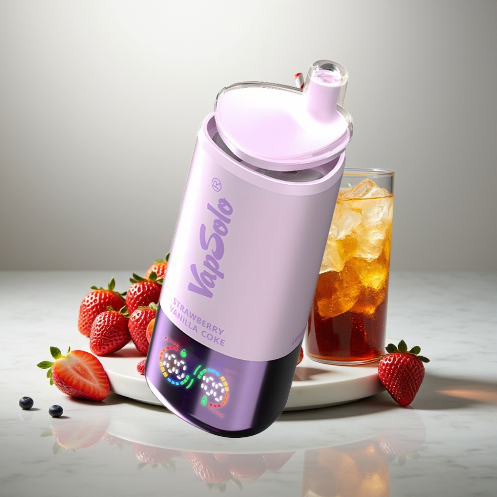 VapSolo Triple 30000 Puffs 40ml Φράουλα Βανίλια Coke Type-C