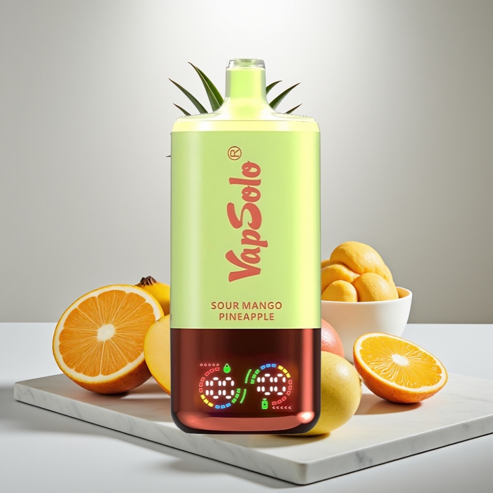 VapSolo Triple 30000 Puffs 40ml Ξινή Mango Ananas Type-C