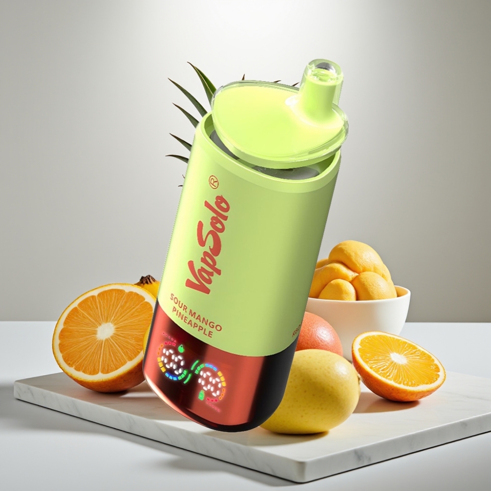 VapSolo Triple 30000 Puffs 40ml Ξινή Mango Ananas Type-C