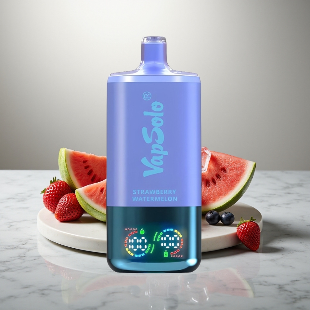VapSolo Triple 30000 Puffs 40ml Φράουλα Καρπούζι & Μύρτιλο Πάγο Type-C