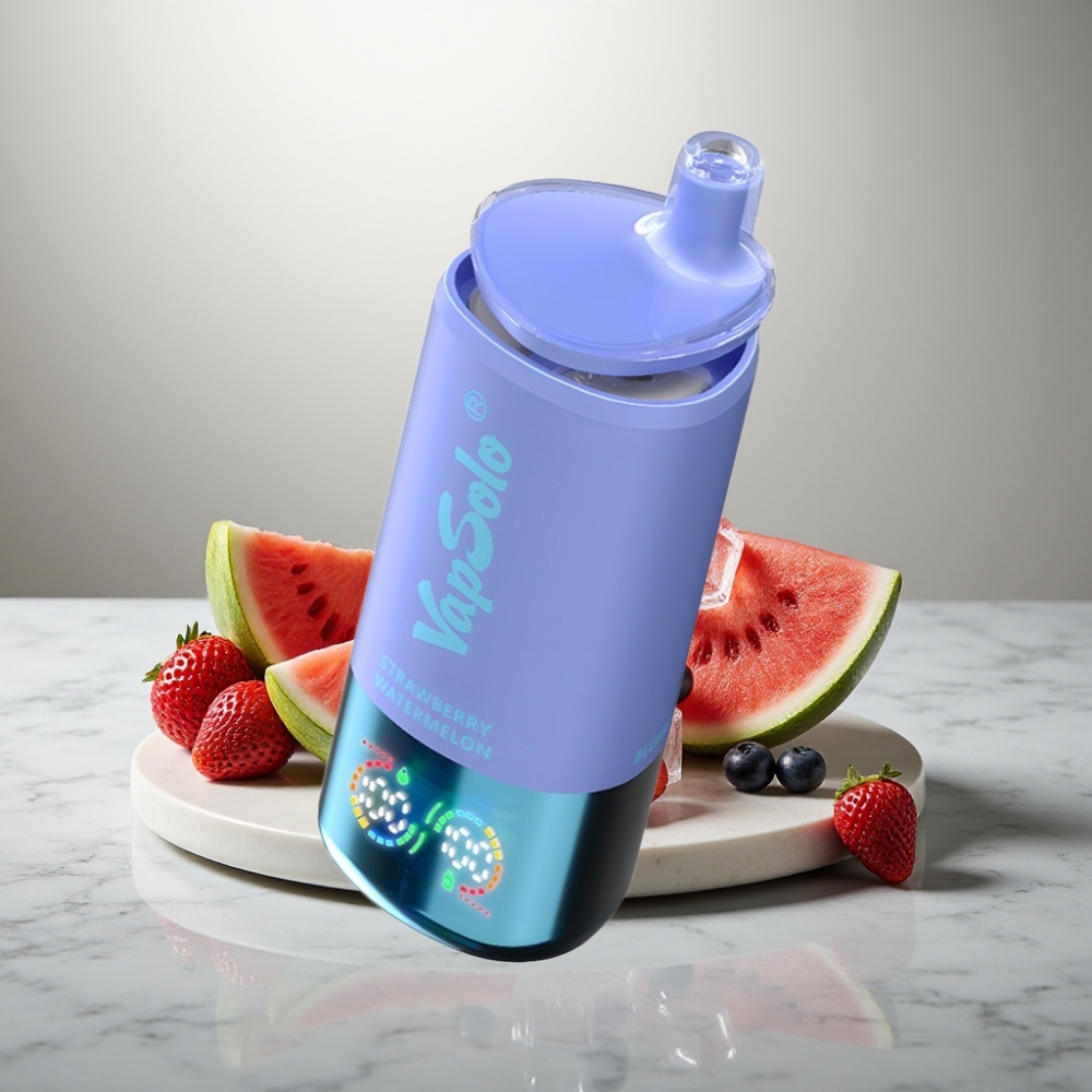 VapSolo Triple 30000 Puffs 40ml Φράουλα Καρπούζι & Μύρτιλο Πάγο Type-C