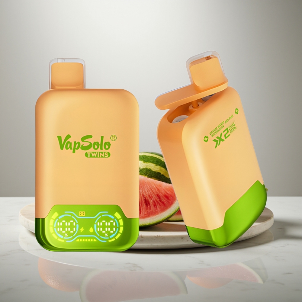 Vapsolo Twins 20000 Puffs 40ml Orange Mango Watermelon & Red Bull Type-C