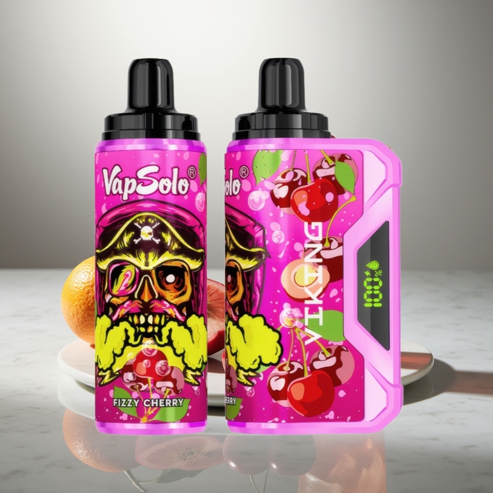 VapSolo VIKING 12000 Puffs 22ml Type-C Φασάκι Κεράσι