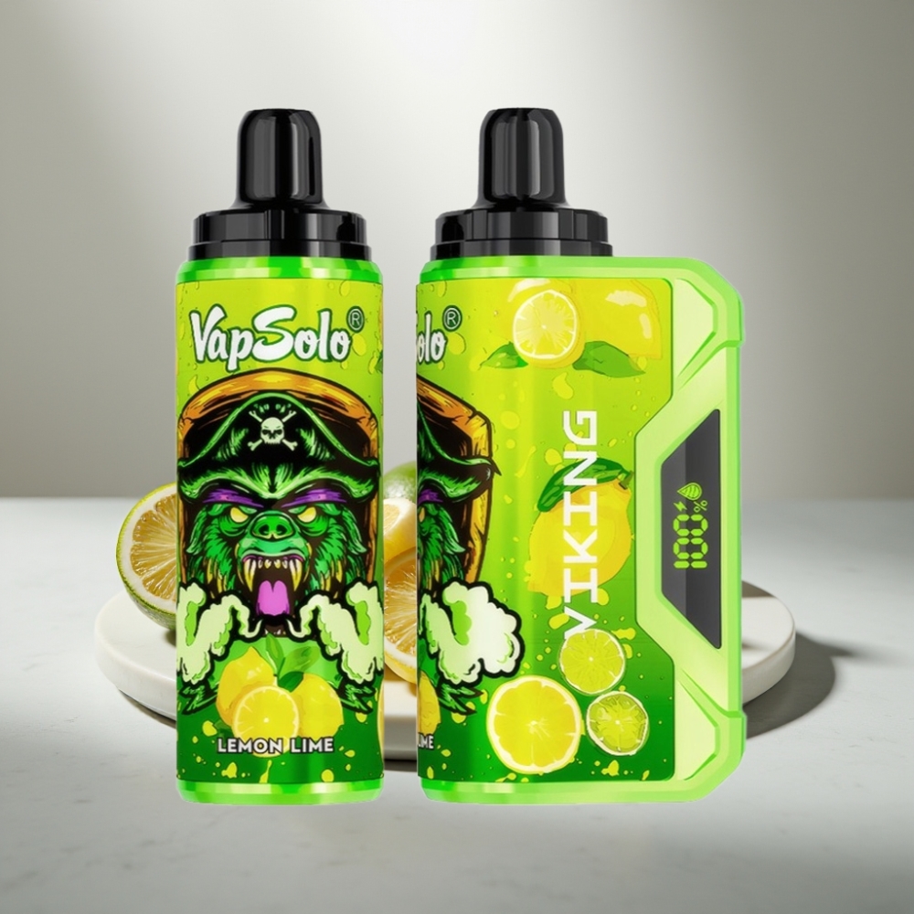 VapSolo VIKING 12000 Puffs 22ml Type-C Λεμονόκρεμα